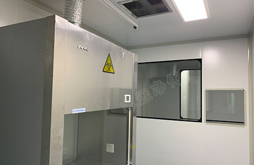 實(shí)驗(yàn)室凈化工程操作間施工中-志遠(yuǎn)凈化工程