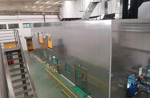 食品加工廠廠房?jī)艋囬g-志遠(yuǎn)凈化工程