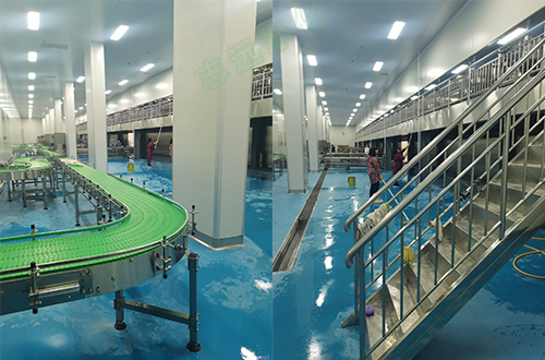 陜西秦帝鮮集食品有限公司生產(chǎn)車間生產(chǎn)線-志遠凈化工程